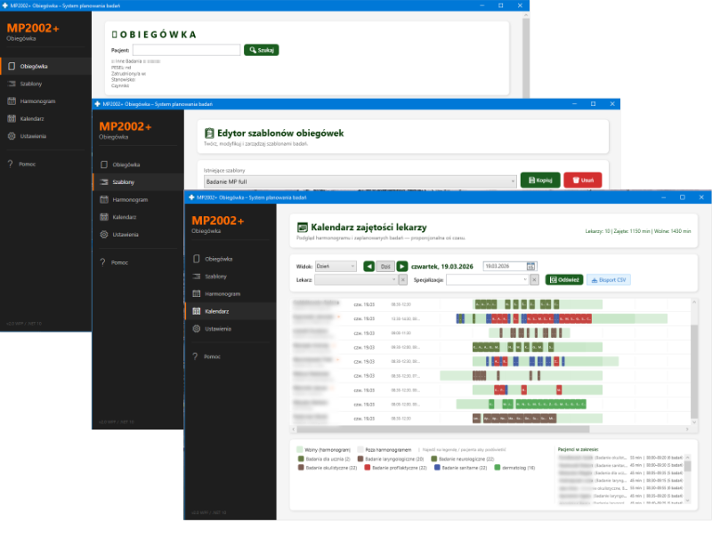 Moduł MP2002 Obiegówka